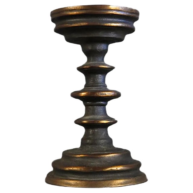 Industrial Brass Candle Stick For Sale
