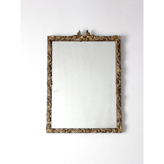 Antique Louis XV Gilt Gold Wall Mirror Rococo Frame For Sale - Image 11 of 11
