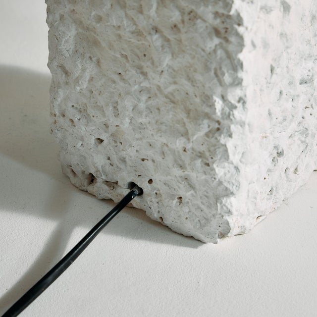 Brutalist Concrete Table Lamp For Sale - Image 9 of 11