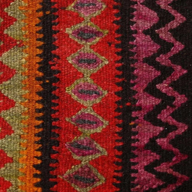 Mid 19th Century Early 20th Century Persian Kilim Runner For Sale - Image 5 of 6