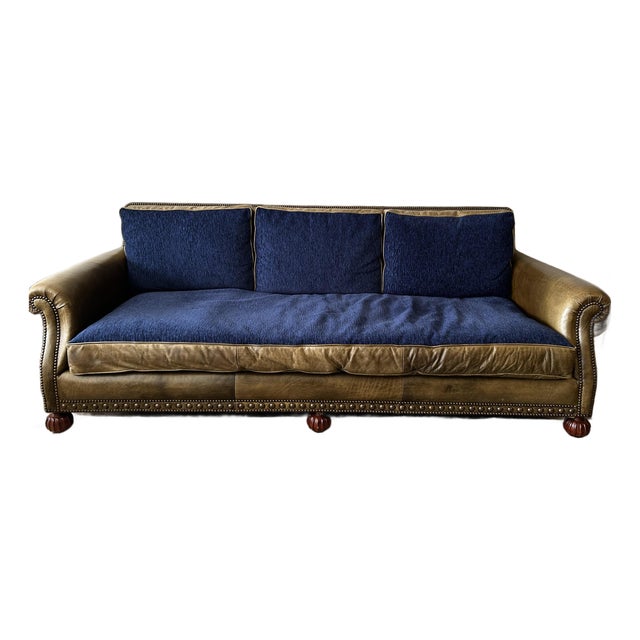 Ralph Lauren Brompton Vintage Sofa For Sale