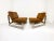 Showcasing the meticulous work of French designer Gilles Bouchez, this set of two lounge chairs from 1972 is an iconic...