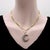 Metal Mid 19th Century Early Victorian Silver Front 14k Gold Back Old Mine Cut Diamond Crescent Moon Pendant For Sale - Image 7 of 11