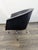 Black Vintage Club Swivel Cocktail Chair, 1960s For Sale - Image 8 of 13