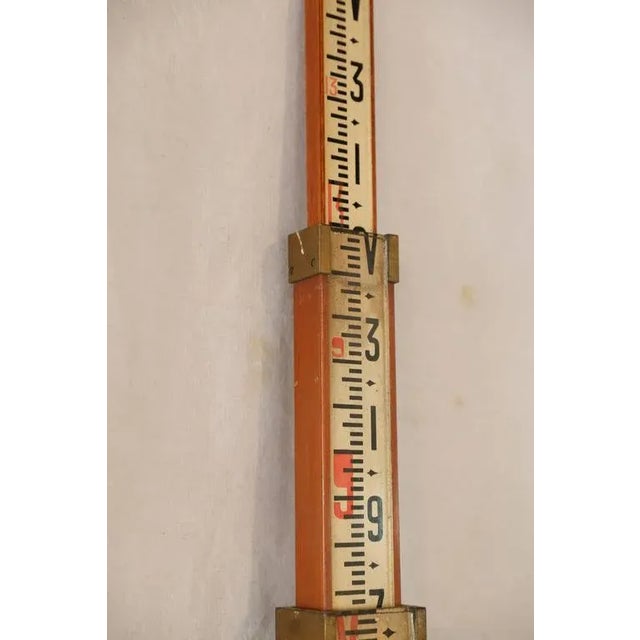 Wood Early 20th Century English Telescoping Surveyors Measure For Sale - Image 7 of 9