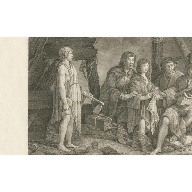 Copper After Gaspard Duché de Vancy, La Pérouse Alaska Tlingit Costume, 1797, Engraving For Sale - Image 8 of 9