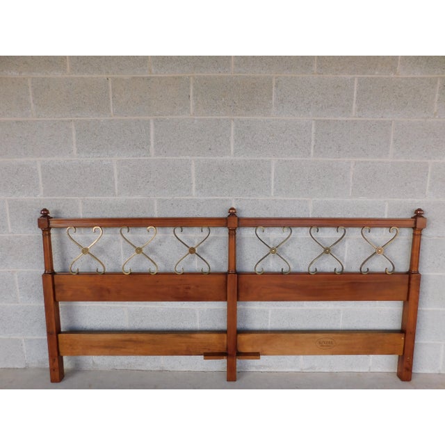 Kindel Hollywood Regency King Size Headboard For Sale - Image 11 of 11