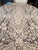 Farmhouse Vintage Rectangular Lace Table Cloth Featuring a Floral and Medallion Design For Sale - Image 3 of 3