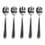 1990s Serving Set of 5 Hepp Exclusiv 18-10 Stainless Serving Sporks – D24 Pattern, Reportedly From the Beverly Hills Hotel For Sale