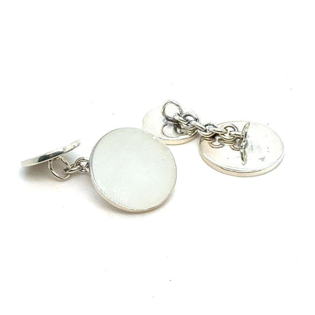 Authentic Tiffany & Co Cufflinks Sterling Silver Estate TIF963 TRUSTED SELLER SINCE 2002 PLEASE SEE OUR HUNDREDS OF...
