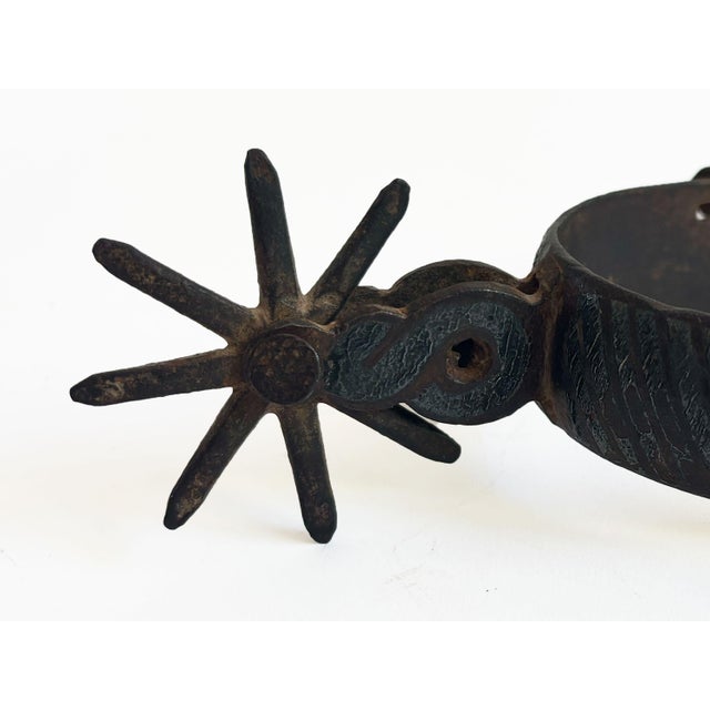 Antique Charro Cowboy Spur, Single For Sale In Minneapolis - Image 6 of 9
