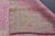 Textile Vintage Turkish Oushak Handmade Wool Cotton Pink Runner Rug For Sale - Image 7 of 9