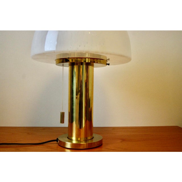 1970s Mushroom Table Lamp from Glasshutte Limburg, 1970 For Sale - Image 5 of 9