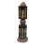 Antique Rajasthani Wood Carved + Hand Painted Charpai/Bed Post For Sale
