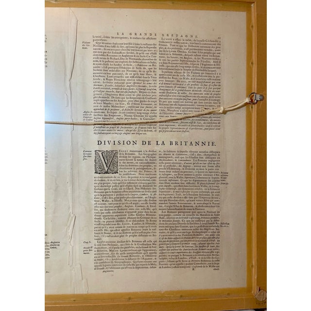 Rare Antique Hand Colored European Map Kingdom of England Janssonius 1642 2sided For Sale - Image 13 of 18