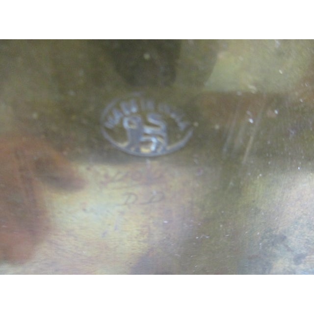 Vintage 1960's Brass Enameled Peacock Box For Sale - Image 10 of 12