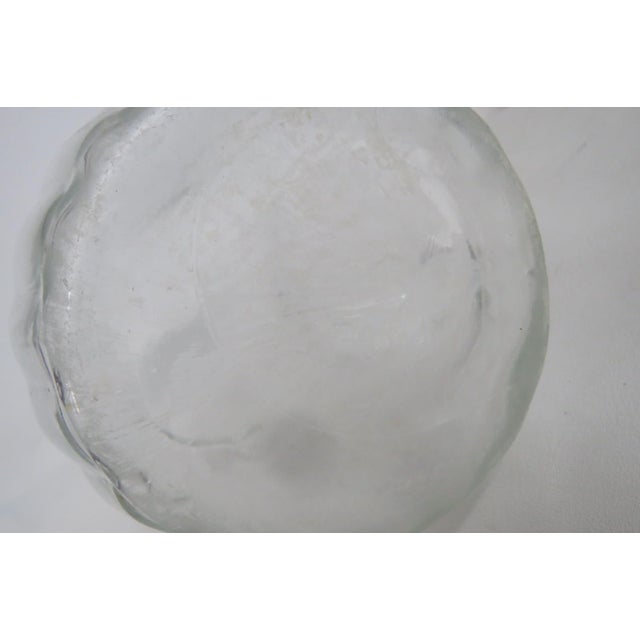 Anchor Hocking Depression Glass Pillar Optic Water Pitcher With Ice Lip 4864b For Sale - Image 10 of 11