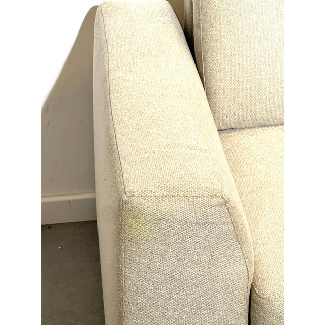 Vintage Beige 3-Seater Sofa For Sale - Image 4 of 5