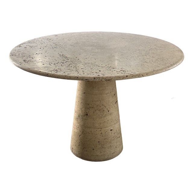 Travertine Dining Table Up&Up, Italy, 1970s For Sale