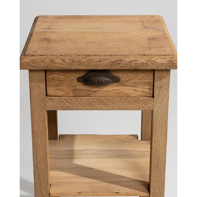 1900 - 1909 Early 20th Century Oak Atelier Table For Sale - Image 5 of 13