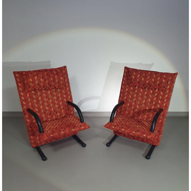 Postmodern T-Line Armchairs from Burkhard Vogtherr, Set of 2 For Sale - Image 18 of 18