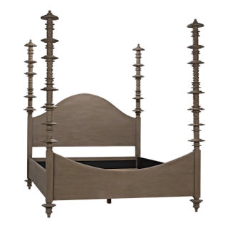 NOIR Ferret Bed, Queen, Weathered For Sale