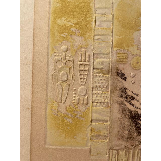 Modern Rene Mels Sable Empreinte Embossed Etching For Sale - Image 3 of 8