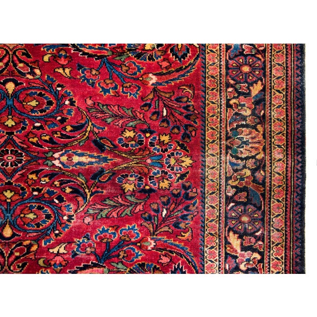 Early 20th Century Persian Lilihan Rug For Sale In Chicago - Image 6 of 12
