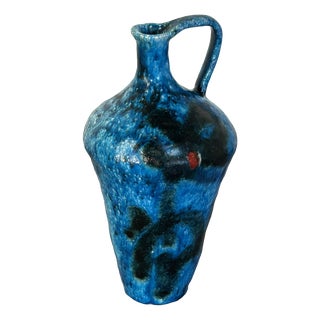Vintage Flower Vase by Guido Gambone, 1950s For Sale