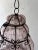 Mid-Century Modern 1 of 3 Big Mid-Century Seguso Murano Amethyst Blown Tortoise Lantern Chandelier For Sale - Image 3 of 9