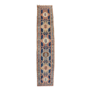 Late 19th Century Tribal Heriz Serapi Runner