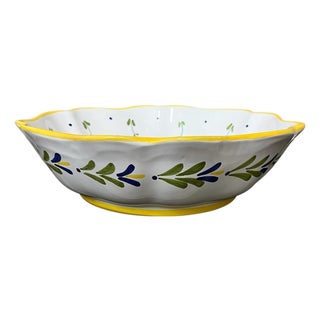 Vintage Shafford St Trpez Large Serving Bowl, Made in Italy For Sale