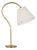 Amber Lewis by Visual Comfort Signature Dume 24" Arched Table Lamp in Hand-Rubbed Antique Brass with Linen Shade For Sale