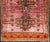 Vintage Caucasian Kazak Rug With Tribal Medallions in Pink and Orange 3'9 X 5'9 For Sale - Image 4 of 11