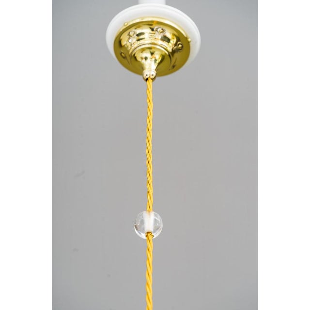 Art Deco Pendant with Opaline Glass Shade, 1920s For Sale - Image 17 of 18