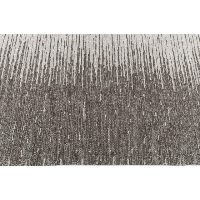 Modern Forel Scandinavian Style Flat Weave Wool Rug by Doris Leslie Blau For Sale In New York - Image 6 of 8