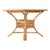 Antigua 34.25 in. W Square Rattan Glass Top Dining Table, Natural Rattan For Sale In Chicago - Image 6 of 8