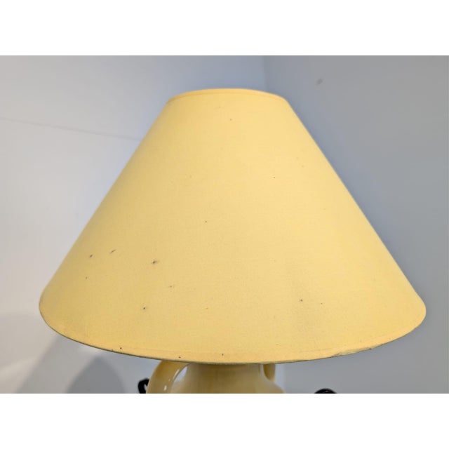 Vintage Ceramic Orange Floor Lamp, 1980s For Sale - Image 10 of 18