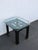 Hollywood Regency Black Painted Glass Top Side Tables a Pair 6901 For Sale - Image 16 of 18