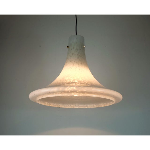 Large Vintage Pendant Light from Glashütte Limburg, 1970s For Sale - Image 4 of 11
