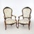 Antique Pair Victorian Carved Rosewood Parlor Arm Chairs, Circa 1890 For Sale - Image 6 of 18