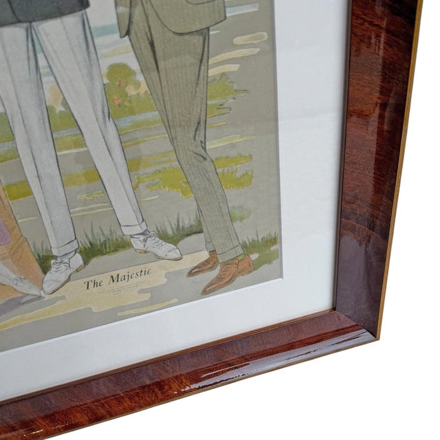 Collection of Five Framed Tailor's Illustrations, C. 1917 For Sale - Image 15 of 15