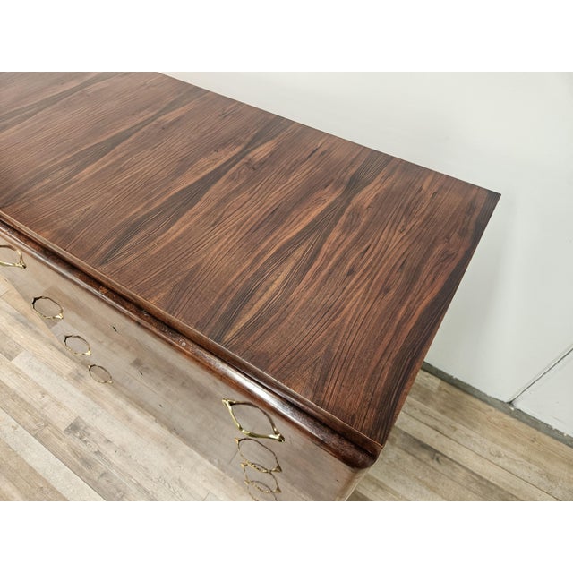 Wood Art Deco Sideboard in Walnut and Blond Walnut, 1940 For Sale - Image 7 of 18