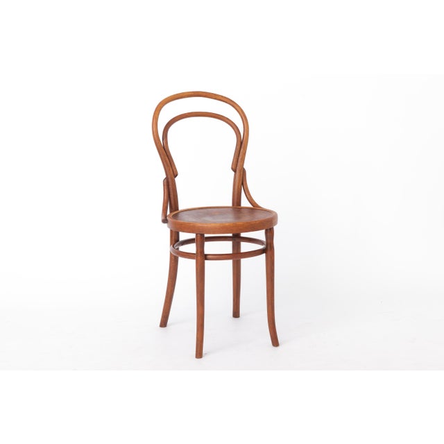 Antique Austrian Beech Bentwood Dining Chairs, 1930s, Set of 2 For Sale - Image 9 of 12