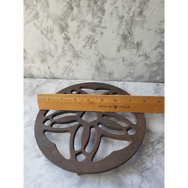 Copper Mid 20th Century Bird in Tree Trivet For Sale - Image 8 of 9
