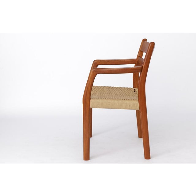 Vintage Danish Chairs in Teak from Emc Mobler, Set of 3 For Sale - Image 4 of 9