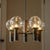 1960s Robert Long 5-Light Solid Brass & Hand-Blown Glass Chandelier, California Modern For Sale - Image 10 of 14