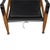 Square Cushion Safari Chair in Black Leather, 1990s For Sale - Image 6 of 18