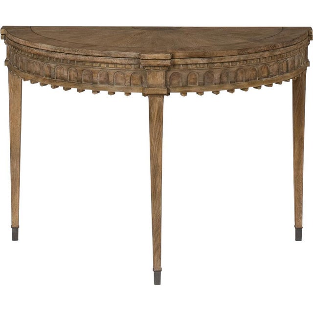 Overall measurements (inches) 31H x 44W x 22D . Overall Condition is New. Material(s): Knotty Oak Veneer,Chestnut Burl....