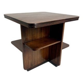 Antique Art Deco Book Side Table from Waring & Gillow, England, 1920s-1930s For Sale